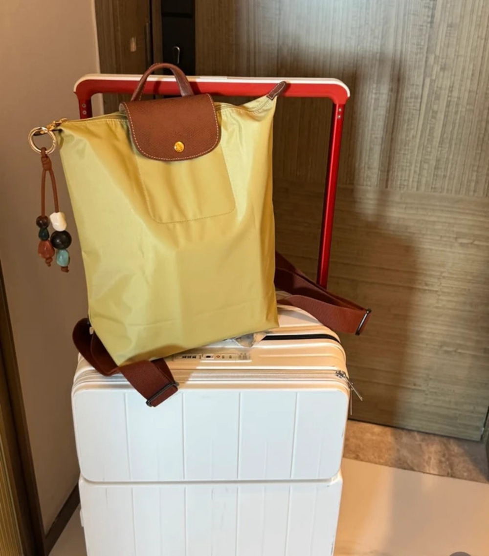 LONGCHAMP Le Pliage Green Tote